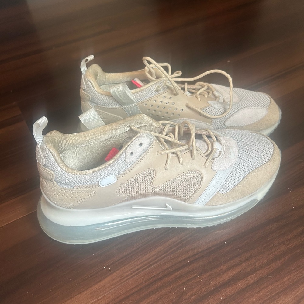 Nike Beige and White Sneakers